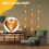 Corazón de metal vintage para pared, 1075 cm. 4