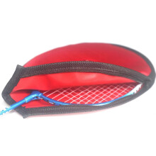 (30cmx24cm, Red) Badminton Racquet Head Cover Hitting Accessories for Backyard Training Red