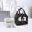 Bolsa térmica para almoço com estampa kawaii, 22x14x19cm 4
