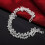 RSAMD 925 Sterling Silver Beaded Bracelet 8 inch 3