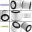 Compatible Air Purifier Filter Replacement for FY0293/30, AC0820, AC0830, ACO819, Professional Replacement Filter 5
