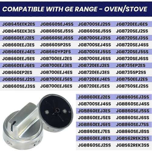 5 Pcs Stainless Steel Stove Knob Replacement for Cooktop and Burner Control, Durable Appliance Knobs, Easy to Install 2