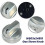 5 Pcs Stainless Steel Stove Knob Replacement for Cooktop and Burner Control, Durable Appliance Knobs, Easy to Install 5