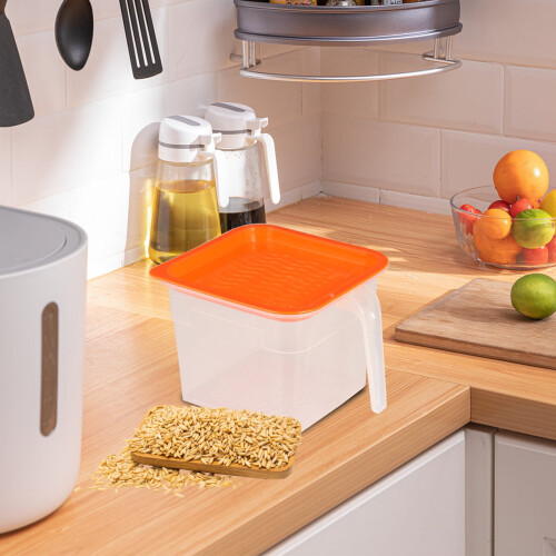 Fridge Organizer Set Clear Plastic Stackable 1