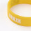 Braccialetti in silicone gialli, 10 pezzi, 202x19x2mm 2