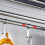 Porte-serviettes double en acier inoxydable avec 4 crochets – 23 5