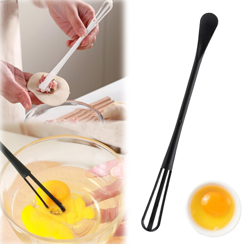 2-in-1 plastic eierklopper met kruidenlepel (3-pack) 1