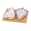 Plat de service de rangement en céramique avec base – 17,5 cm 4