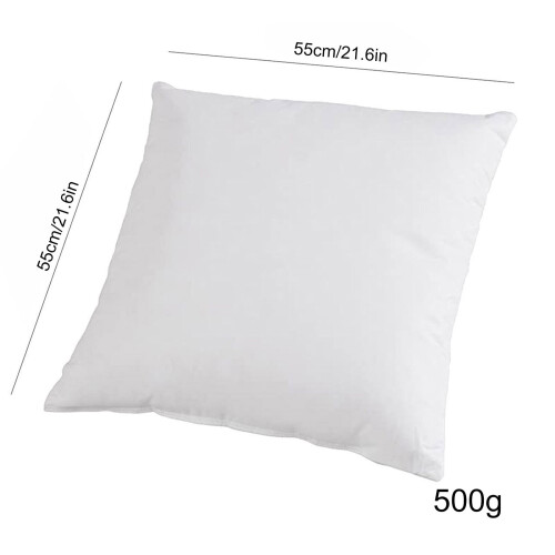Enchimento de almofada em algodão branco, de 35x35cm a 65x65cm 1