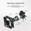 3 x 120mm Computer Cooling Fan with AC 100V-240V Speed Controller, EU Plug, Quiet High Airflow for PC Case and Electronics 5