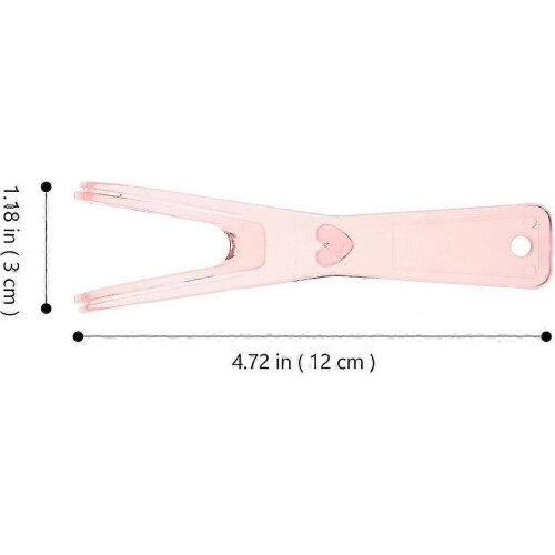 Set Of 2 Reusable Dental Floss Holders (pink + Blue) 1