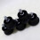 Roulettes de chaise en PU noir – Lot de 5 4