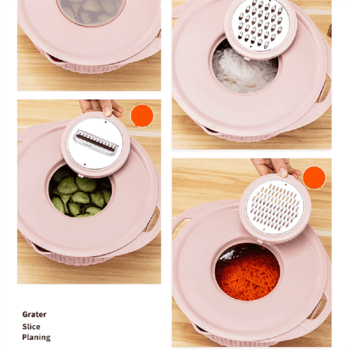 Kökssil för pasta, ris, frukt och sallad, rosa 2