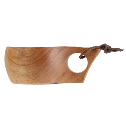 Feiona wooden mug with handle 12 oz portable eco-friendly 2