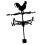 Βάση στήριξης οροφής Weathervane σε vintage μαύρο μεταλλικό στυλ 5