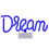 Luminária noturna de LED neon com a letra DREAM 4