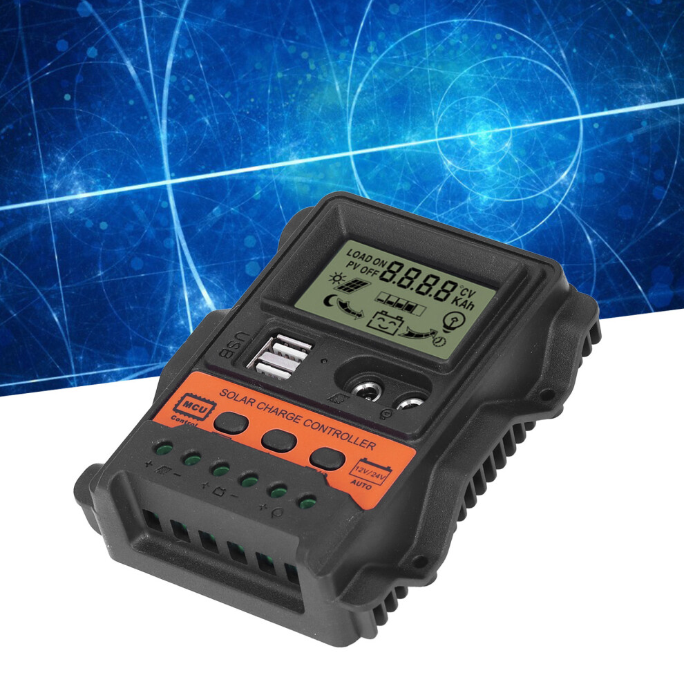 PWM Solar Regulator LCD 2 USB 12V24V