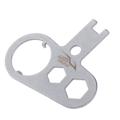 Scuba Diving BCD Power Inflator Tool K Type Valve Removal Installer & Nipple 1