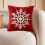 Housse de coussin flocon de neige de Noël pour canapé-lit 3