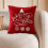 Housse de coussin flocon de neige de Noël pour canapé-lit 4