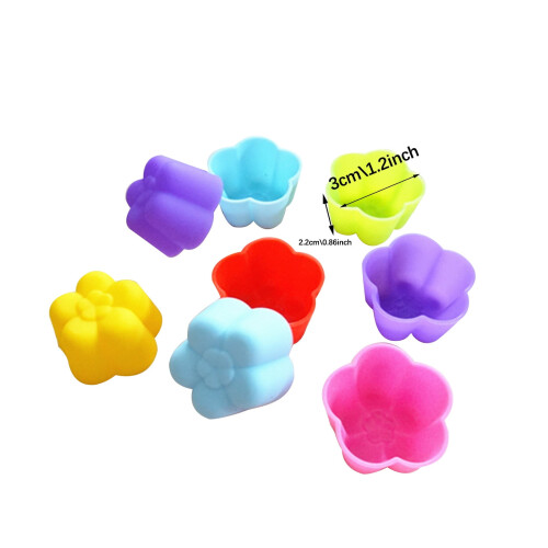 Plumeria silicone mold 3 cm for jelly pudding 2