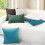Housses de coussin en chenille 45 x 45 cm (lot de 2) 4