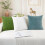Housses de coussin en chenille 45 x 45 cm (lot de 2) 5