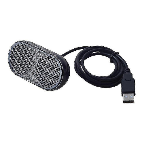 Altoparlante mini USB stereo multimediale per notebook, laptop e PC, colore nero, compatto e portatile 1