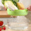 Jacenvly Fall Home Decor, Διπλό Καλάθι Αποστράγγισης για Νιπτήρα Λαχανικών, Πηχτό Πιάτο με 2