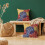 Conjunto de 2 capas de almofada de linho 45x45 cm 4