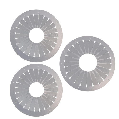 Badge Button Maker Template for DIY Ribbon Flowers 3 pcs 2