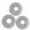 Badge Button Maker Template for DIY Ribbon Flowers 3 pcs 5