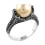 Marcasite sterling silver pearl ring size 6-9 4