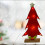 Poaug string light Christmas tree ornament for toddlers, red 2