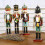 Boneco Soldado Quebra-Nozes Ornamento de Madeira 12 14 15 polegadas 5