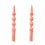 Bougies coniques en spirale, roses, lot de 12 2