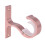 2 supports de tringle à rideaux en aluminium or rose 4