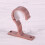 2 supports de tringle à rideaux en aluminium or rose 5