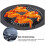 Cast Iron Portable Roasting Pan 12-inch Nonstick 5