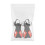 (as described, Red) Swim  Short Training Open Heel Adjustable Snorkel Flippers For Kids Red 2