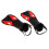 (as described, Red) Swim  Short Training Open Heel Adjustable Snorkel Flippers For Kids Red 3