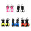 (as described, Pink) Swim  Short Training Open Heel Adjustable Snorkel Flippers For Kids Red 2