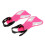 (as described, Pink) Swim  Short Training Open Heel Adjustable Snorkel Flippers For Kids Red 4