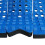 (as described, Blue) 5 Pieces Square Grooved EVA Surfboard SUP Traction Deck Grip Tail Pad Gray 3