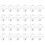 Pinces à nappe en plastique transparent (lot de 24) 4