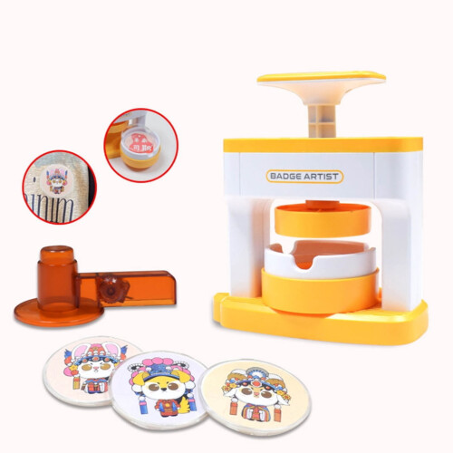 Pin Badge Maker Press Machine for Kids Creative DIY 1