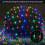 Christmas Mesh Net Lights 5ft x 5ft 96LED 8 Modes Waterproof 3