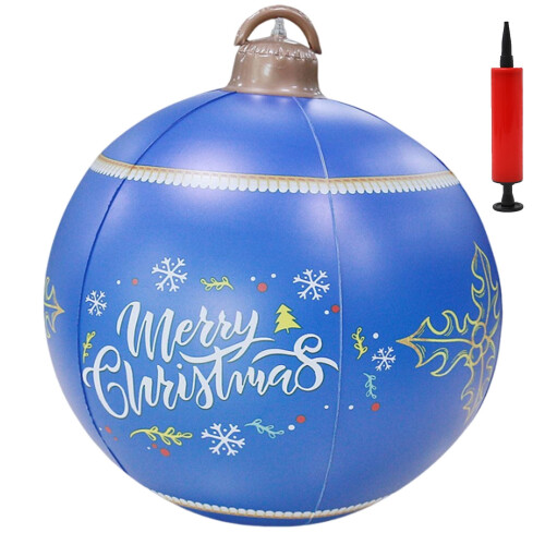 Boule de Noël gonflable décorative d'extérieur 1