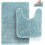 Χαλί Μπάνιου Chenille 21x32in Aqua 2 τεμ. 1