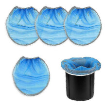5pcs Paint Strainer Bags,Fine Mesh Paint Filter Bag Elastic Opening Used In5 Gallon Buckets Filtering Bag